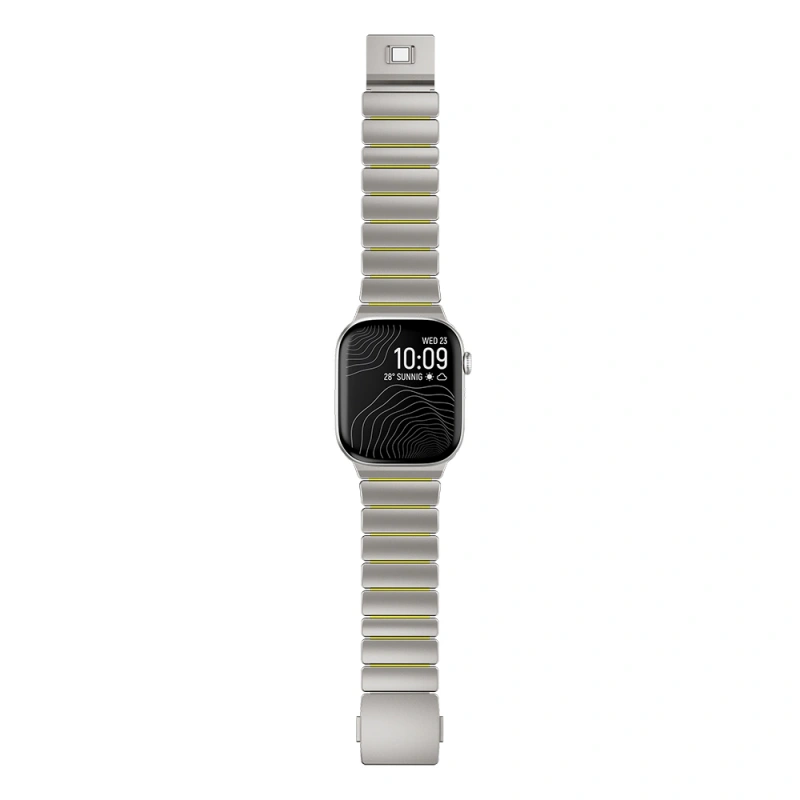 Apple Watch 7 45mm Zore KRD-149 Metal Silikon Kordon