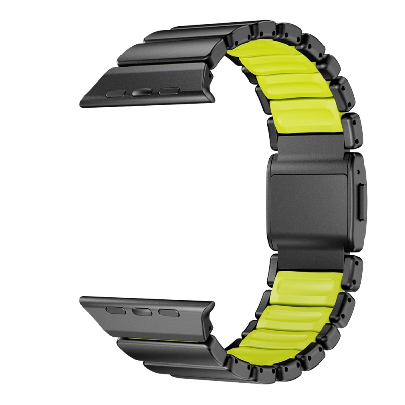 Apple Watch 7 45mm Zore KRD-152 Titanyum Silikon Kordon