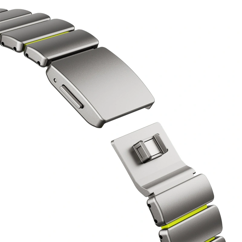 Apple Watch 7 45mm Zore KRD-152 Titanyum Silikon Kordon