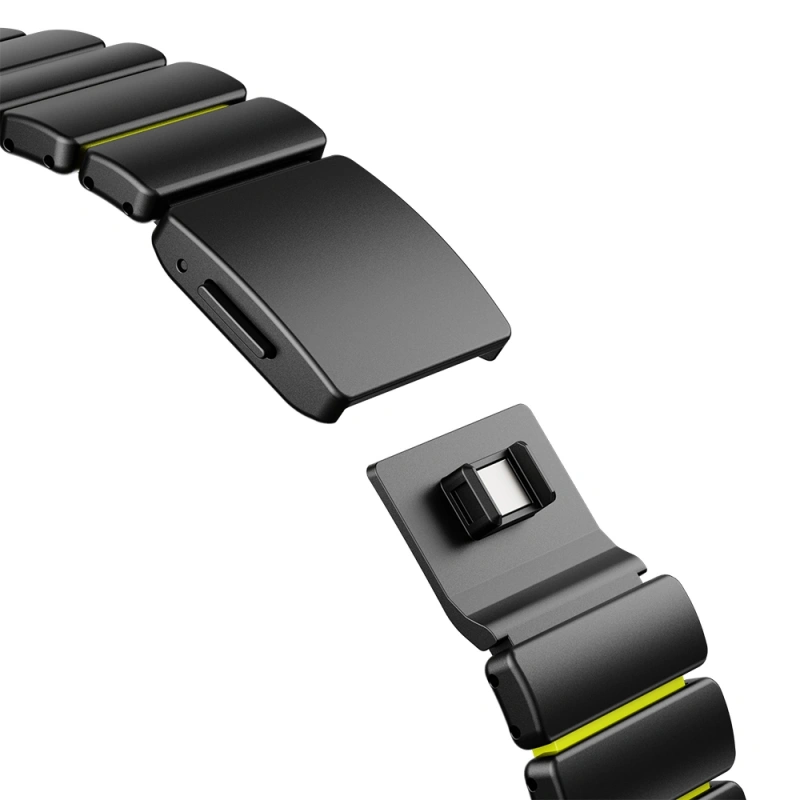 Apple Watch 7 45mm Zore KRD-152 Titanyum Silikon Kordon