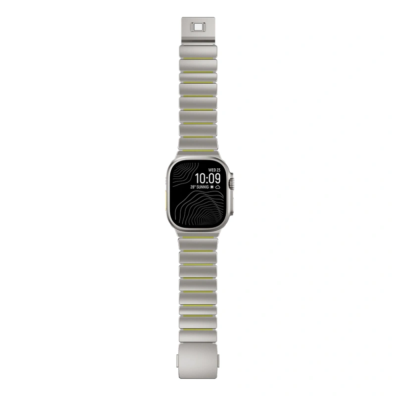 Apple Watch 7 45mm Zore KRD-152 Titanyum Silikon Kordon