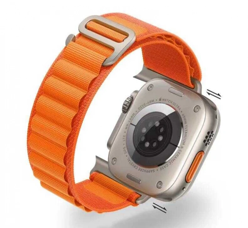 Apple Watch 7 45mm Zore KRD-74 Hasır Kordon