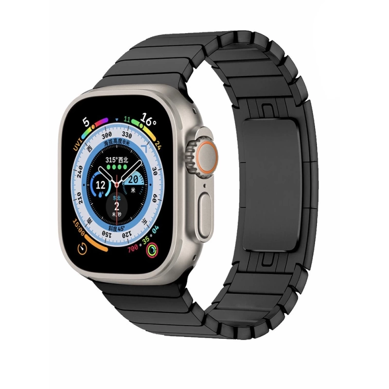 Apple Watch Ultra 49mm Kordon KRD-35 Metal Kordon