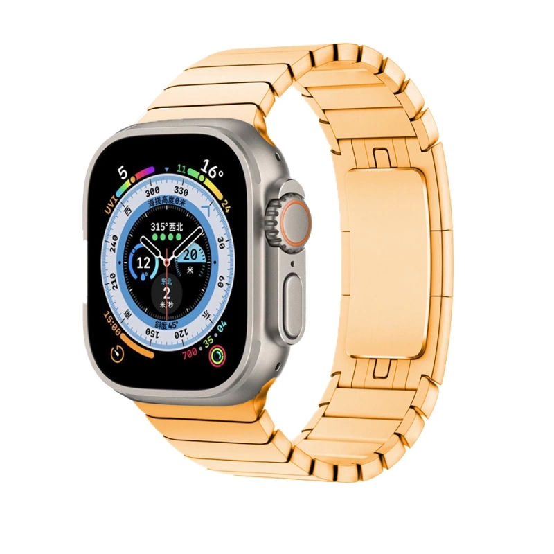 Apple Watch Ultra 49mm Kordon KRD-35 Metal Kordon