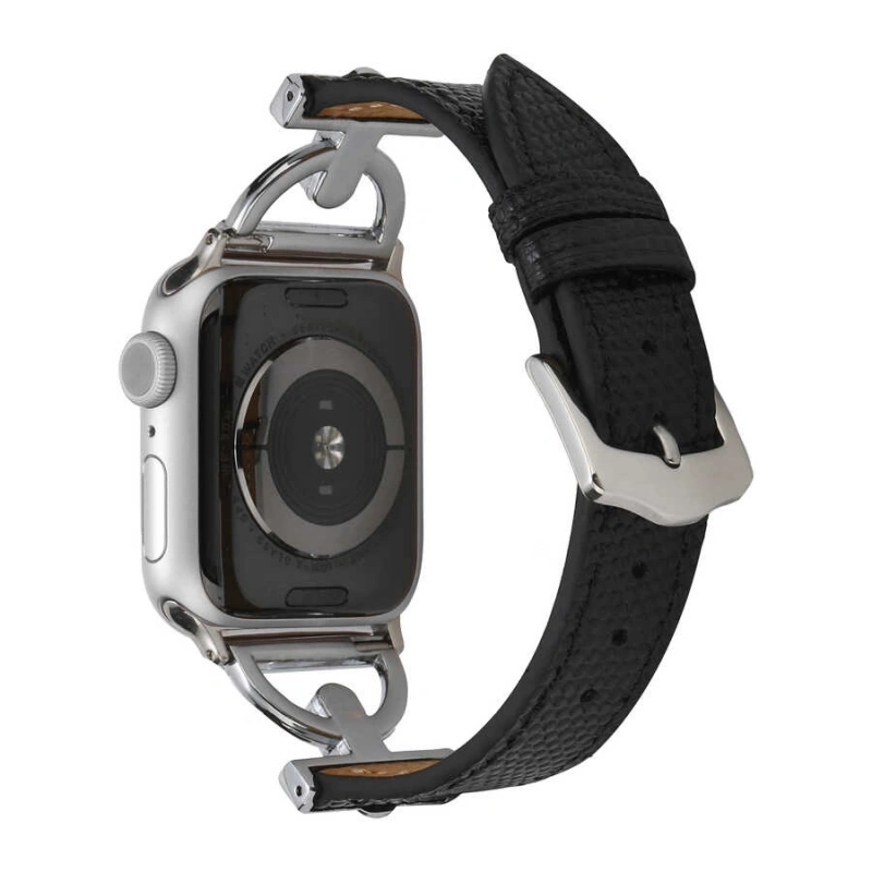 ​​​Apple Watch Ultra 49mm Kordon KRD-53 Deri Strap Kayış