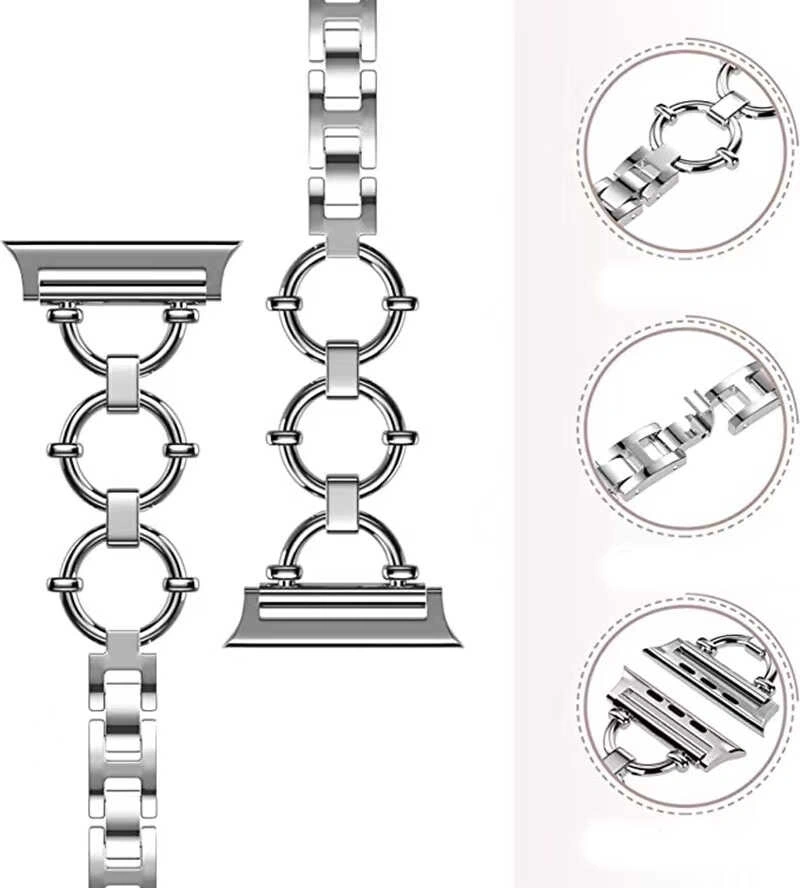 ​​​Apple Watch Ultra 49mm Kordon KRD-56 Metal Strap Kayış