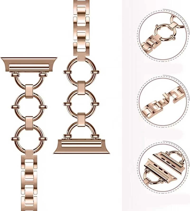 ​​​Apple Watch Ultra 49mm Kordon KRD-56 Metal Strap Kayış