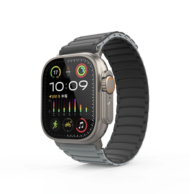 Apple Watch Ultra 49mm Zore KRD-122 Silikon Kordon Strap Kayış