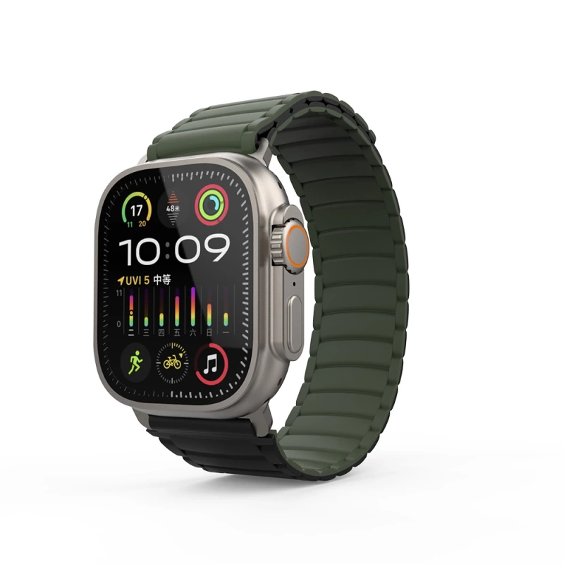 Apple Watch Ultra 49mm Zore KRD-122 Silikon Kordon Strap Kayış