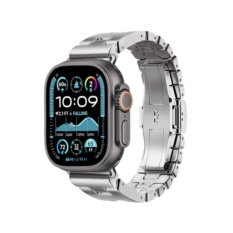 Apple Watch Ultra 49mm Zore KRD-125 Metal Kordon Strap Kayış