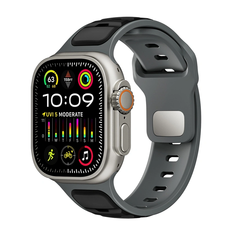 Apple Watch Ultra 49mm Zore KRD-135 Silikon Kordon Strap Kayış