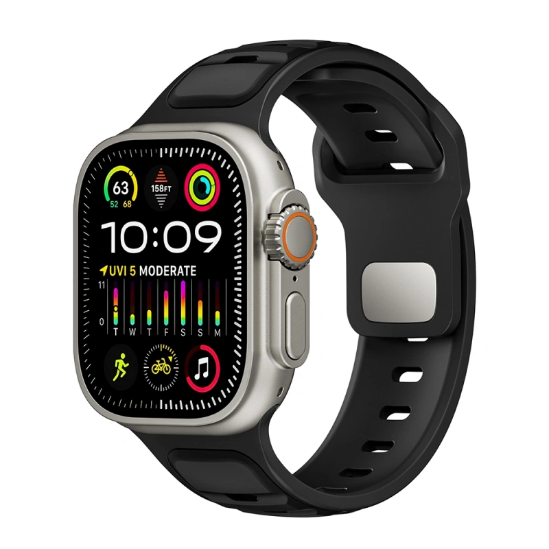 Apple Watch Ultra 49mm Zore KRD-135 Silikon Kordon Strap Kayış