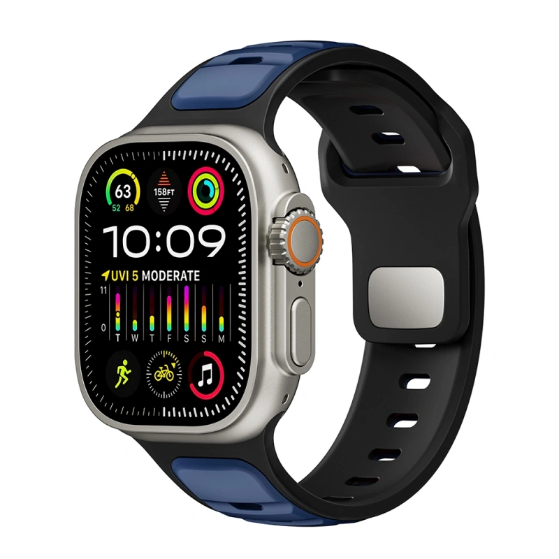 Apple Watch Ultra 49mm Zore KRD-135 Silikon Kordon Strap Kayış