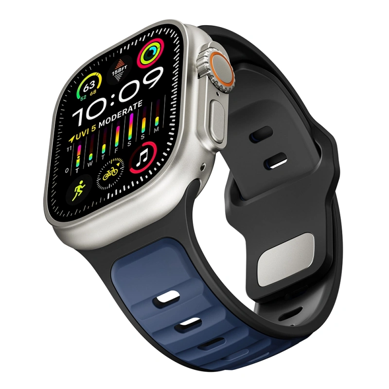 Apple Watch Ultra 49mm Zore KRD-135 Silikon Kordon Strap Kayış