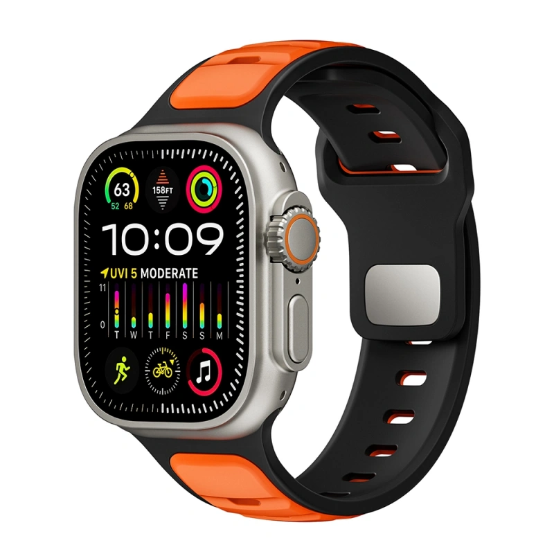 Apple Watch Ultra 49mm Zore KRD-135 Silikon Kordon Strap Kayış