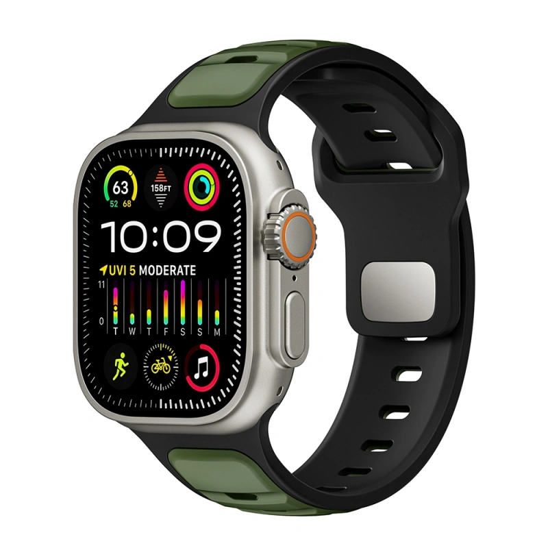 Apple Watch Ultra 49mm Zore KRD-135 Silikon Kordon Strap Kayış