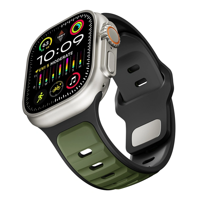 Apple Watch Ultra 49mm Zore KRD-135 Silikon Kordon Strap Kayış