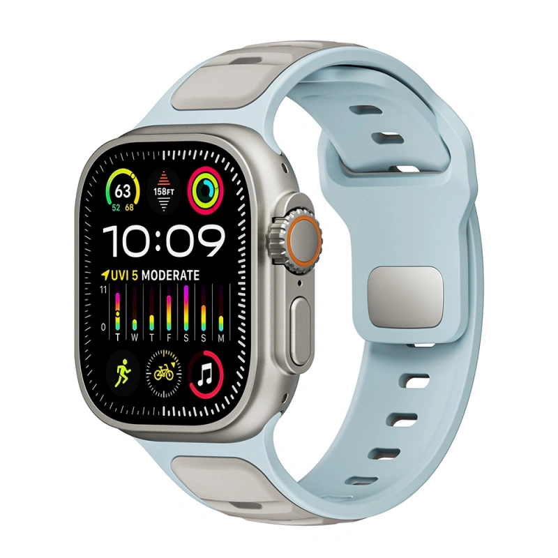 Apple Watch Ultra 49mm Zore KRD-135 Silikon Kordon Strap Kayış
