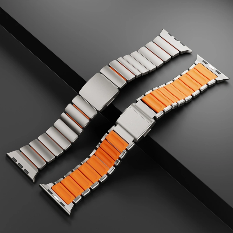 Apple Watch Ultra 49mm Zore KRD-149 Metal Silikon Kordon