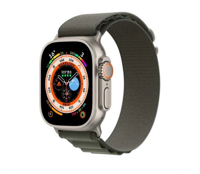 Apple Watch Ultra 49mm Zore KRD-74 Hasır Kordon