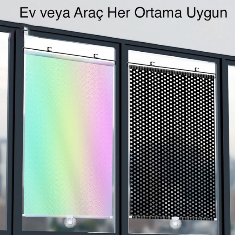 Araba Araç içi Katlanabilir Araç Oto Ön Cam Güneşlik Branda 50x125cm