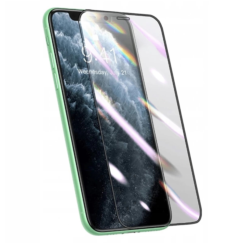 Baseus 0.25MM İPhone 11 Pro Max XS Max 3D Curved Full Kaplama Kırılmaz Cam Ekran Koruyucu