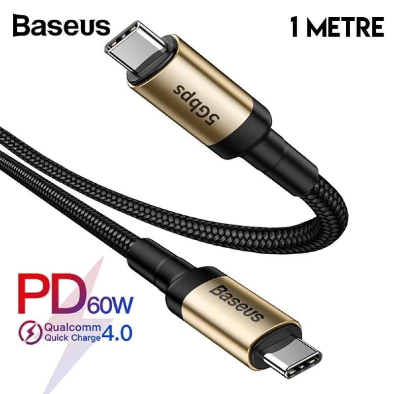 Baseus Cafule series Type-C PD3.1 Gen1 60W(20V-3A) 5Gbps Usb Şarj Kablasu 1metre