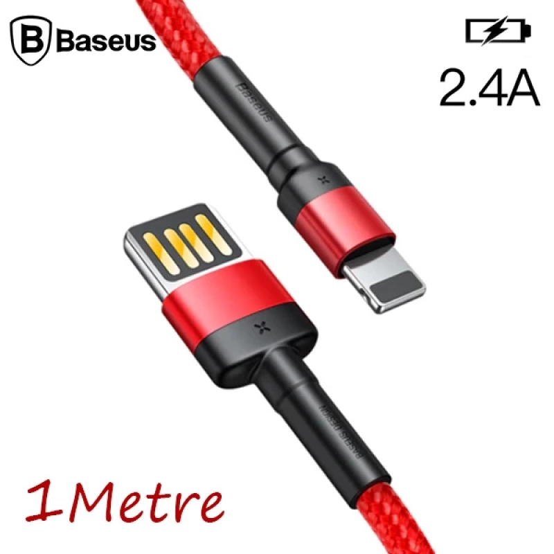 Baseus Cafule Special Edition İPhone 2.4A 1m Hızlı Şarj Halat Usb Kablo