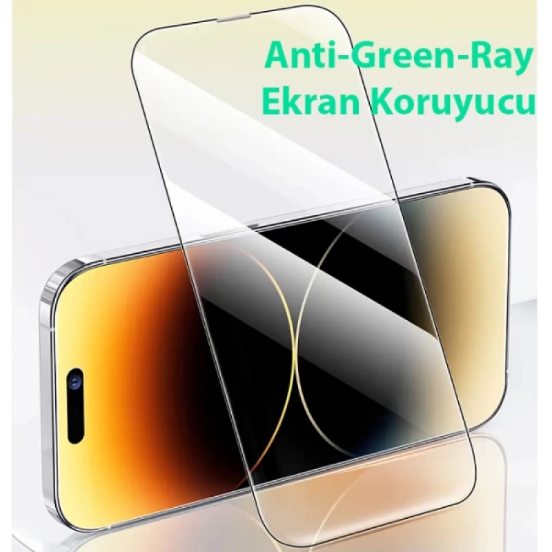 Baseus Corning iPhone 15 Full Koruma Eye-Protection Tempered Cam Ekran Koruyucu