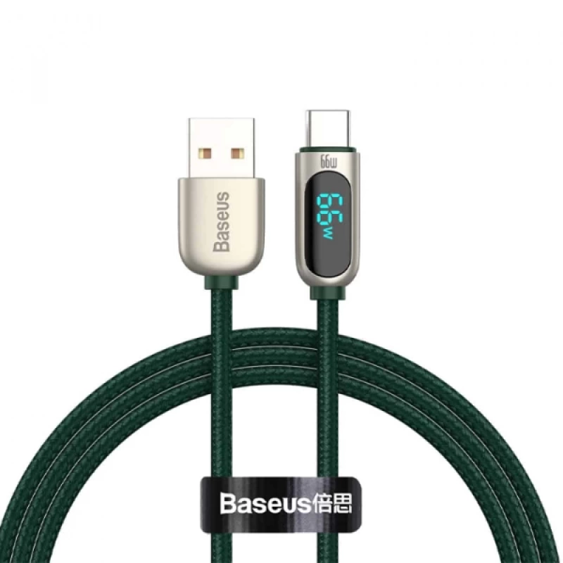 Baseus Display USB to Type-C 66W Hızlı Şarj Veri Kablosu 2mt