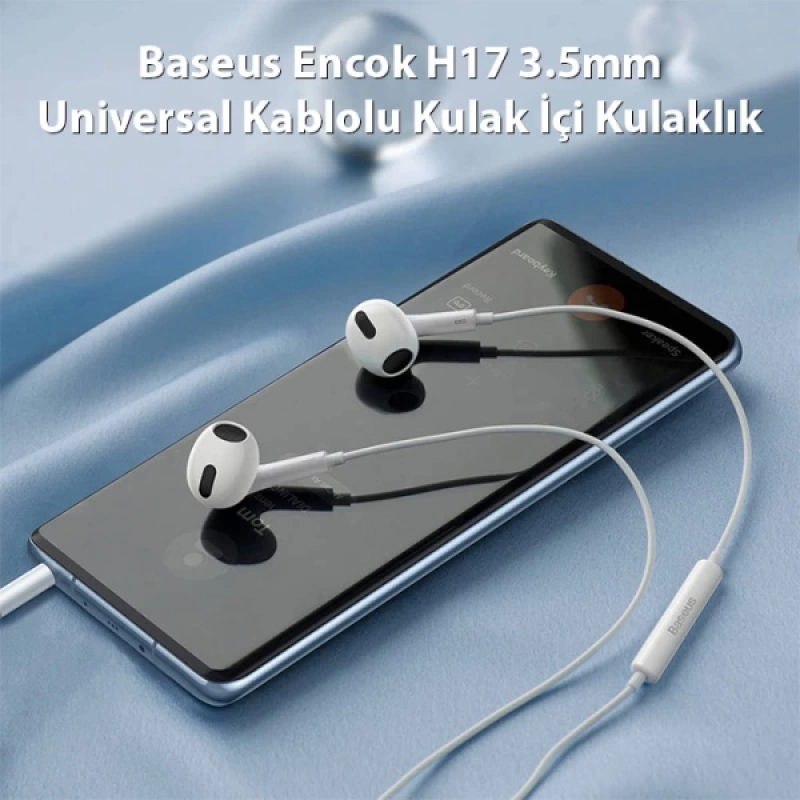 Baseus Encok H17 3.5mm Universal Kablolu Kulak İçi Kulaklık