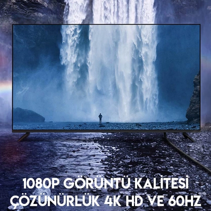 Baseus Enjoyment 4KHD 60HZ HDMI-HDMI 2.0 Uzatma Kablosu 1metre