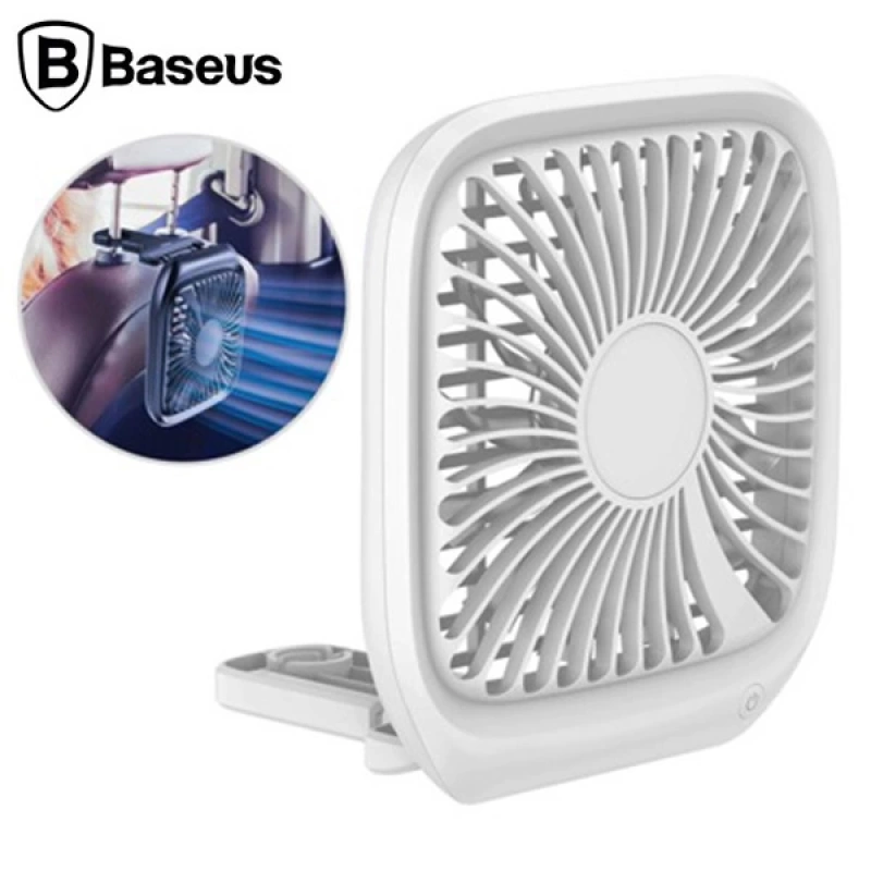 Baseus Foldable Usb Araç Arka Koltuk Vantilatör Fan Soğutucu