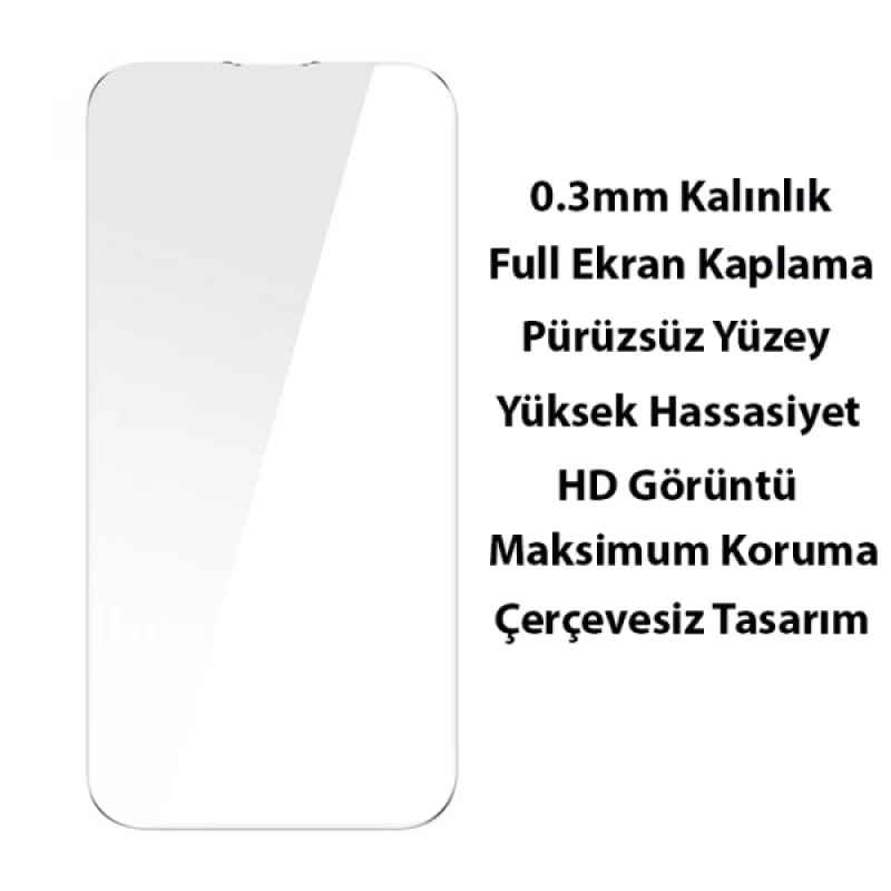 Baseus Frame Series iPhone 14 6.1 Kamera Koruyuculu Magsafe Kılıf + Tempered Ekran Koruyucu Set