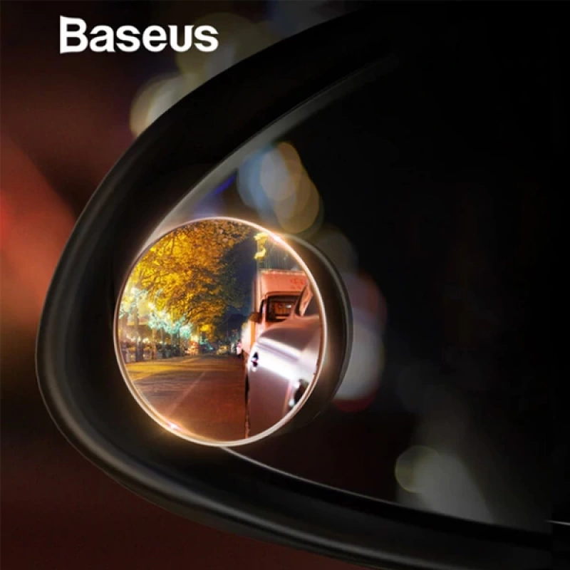 Baseus full view-Vision 2 Adet Mini Geri Görüş Aynası,Kör Nokta Aynası