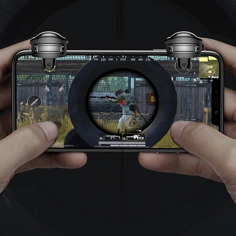 Baseus Gamo GA03 Gamepad Oyun Ateşleyici Tetik- Level 3 Helmet PUBG Gadget