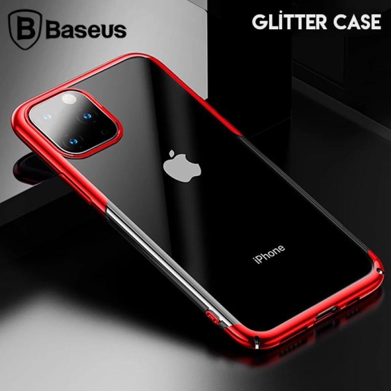 Baseus Glitter Case İPhone 11 Pro 5.8 2019 Şeffaf Lüx Silikon Kılıf