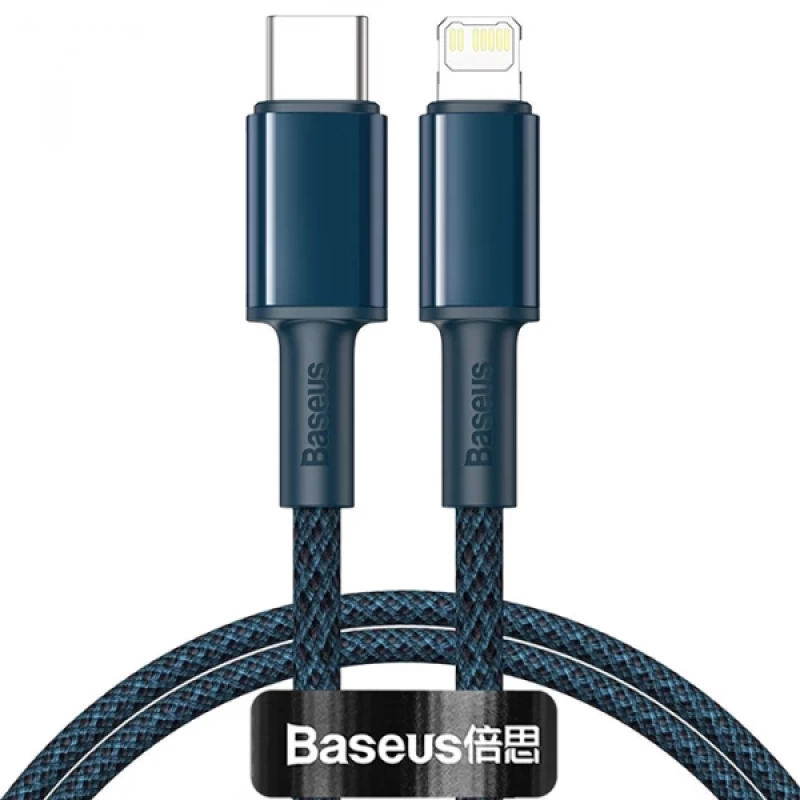 Baseus High Density Braided 20W Type-C to iPhone Lightning Hızlı Şarj ve Data Kablosu 1m