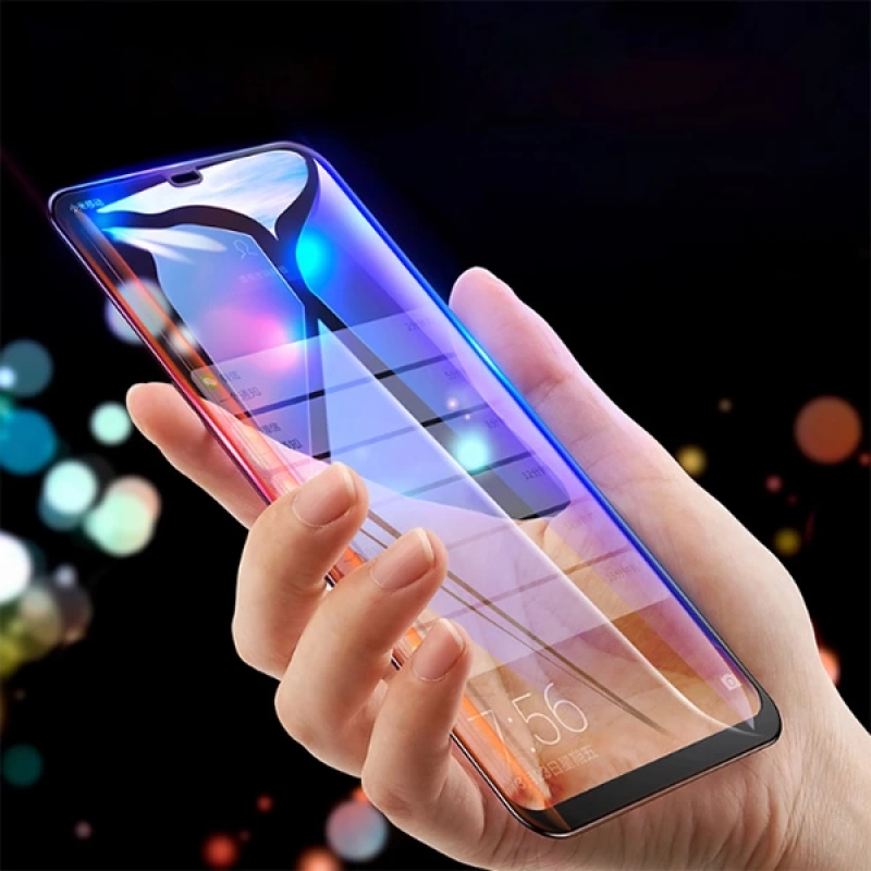 Baseus İphone 11 Pro 0.3mm Rigid Edge Anti Blue Light Kırılmaz Cam Koruyucu