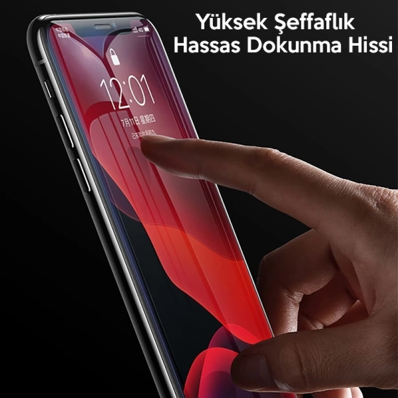 BASEUS iPhone 11-XR Tempered Kırılmaz Cam Ekran Koruyucu 2 adet