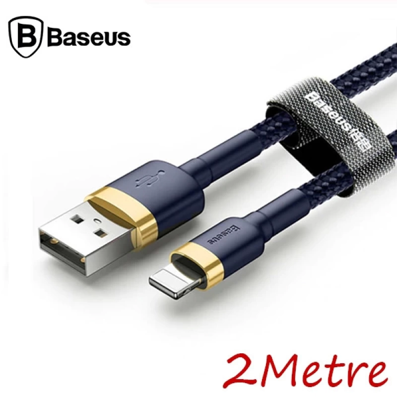 Baseus İPhone 14-13-12-11 2 Metre Halat Usb Şarj Kablosu