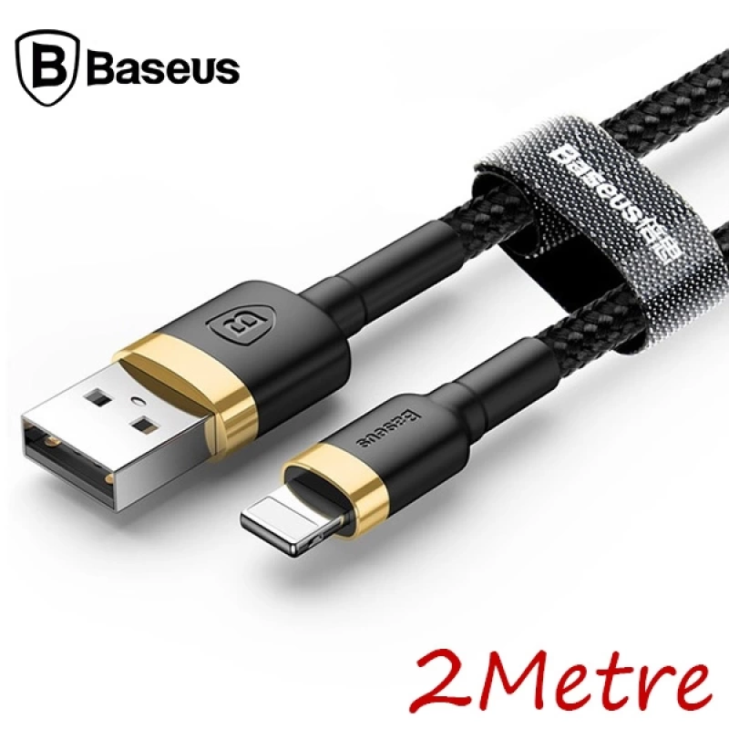 Baseus İPhone 14-13-12-11 2 Metre Halat Usb Şarj Kablosu