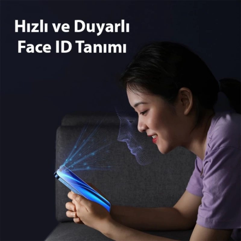 Baseus iPhone 14 Plus-13 Pro Max Privacy Hayalet Full Koruma Cam Ekran Koruyucu 2 Adet Set