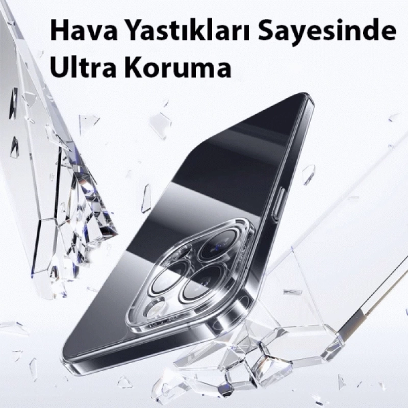 Baseus iPhone 15 Corning Serisi Silikon Kılıf + Tempered Ekran Koruyucu Set