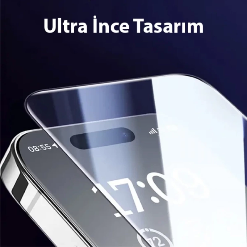 Baseus iPhone 15 HD Tempered Full Koruma Cam Ekran Koruyucu