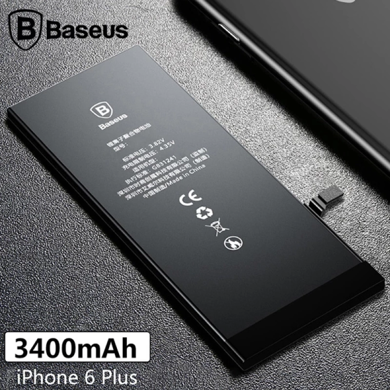 Baseus İPhone 6 Plus 3400 Mah Yüksek Kapasite Pil Batarya