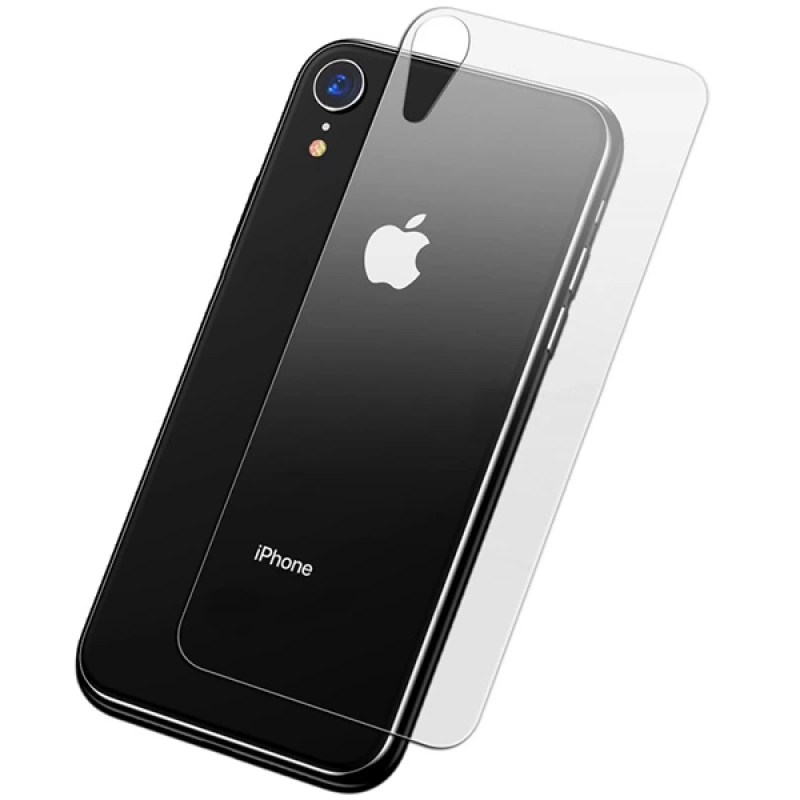 Baseus İPhone XR 6.1 0.3mm Arka Full Kırılmaz Cam Ekran Koruyucu