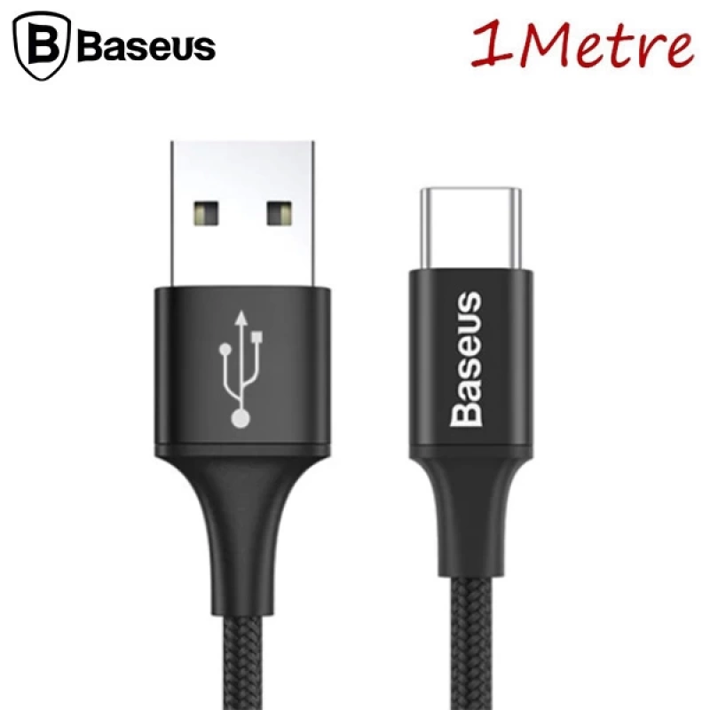 Baseus Led Işıklı Usb Type C Rapid Seris Usb Şarj  Kablosu