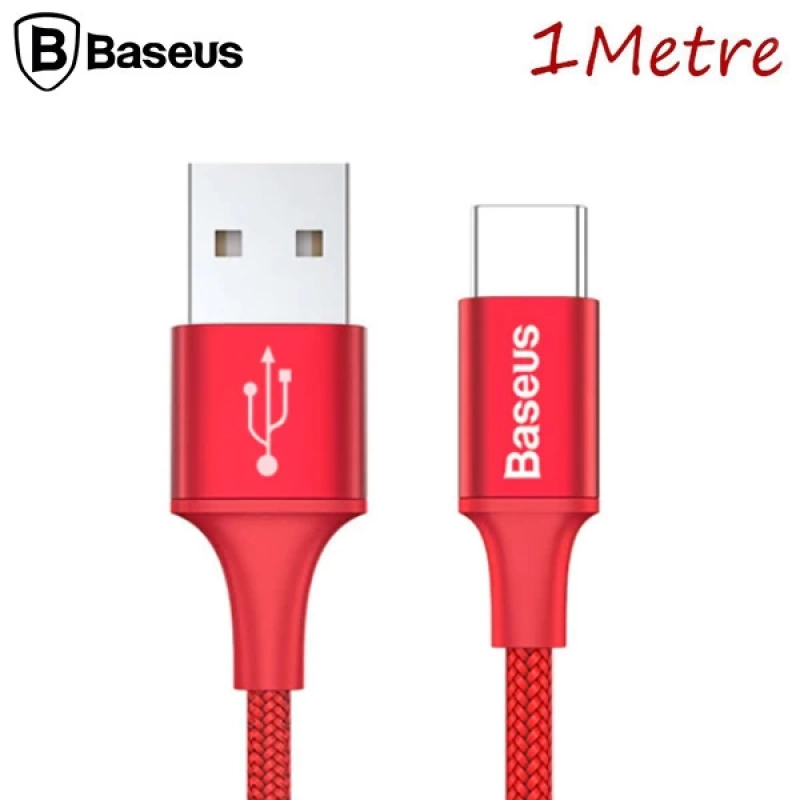 Baseus Led Işıklı Usb Type C Rapid Seris Usb Şarj  Kablosu