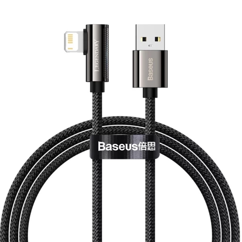 Baseus Legend Elbow USB to iPhone Lightning 2.4A Hızlı Data Şarj Kablosu 1m